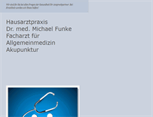 Tablet Screenshot of funke-dr.de